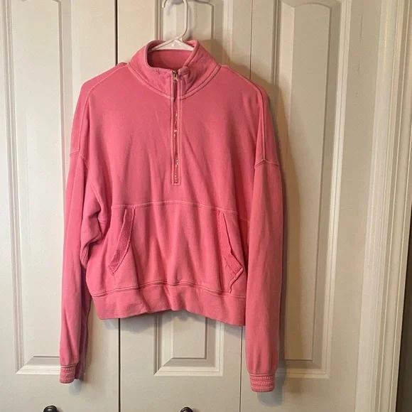 ♥️Aerie Chillax Quarter Zip Sweatshirt - Picture 2 of 7
